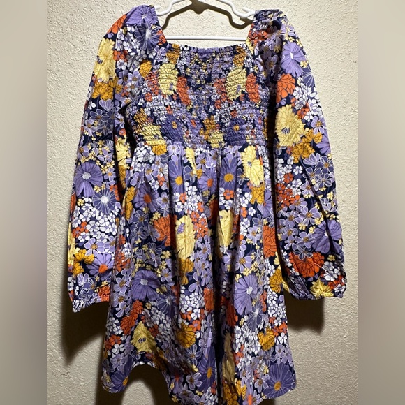 Crewcuts Floral Smocked Ruffle Dress - Picture 5 of 6